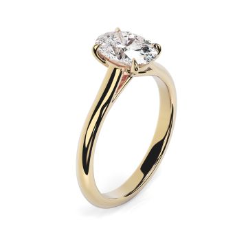 Florence 18ct Yellow Gold Engagement Ring Oval