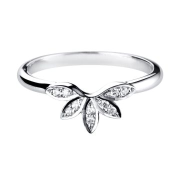 Front view of Anthea Platinum Ring