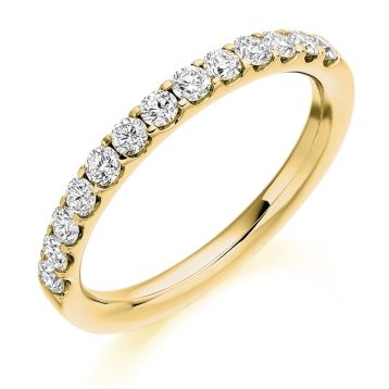 Side view of Blossom 18ct Yellow Gold 0.50ct Ring