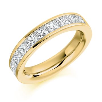 Side view of Hazel 18ct Yellow Gold 2.00ct Ring