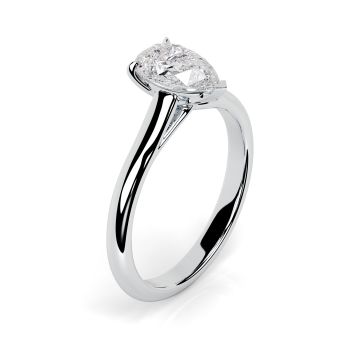 Florence Platinum Engagement Ring Pear