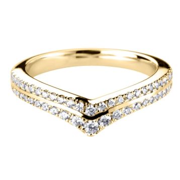 Top view of Theia 18ct Yellow Gold Ring