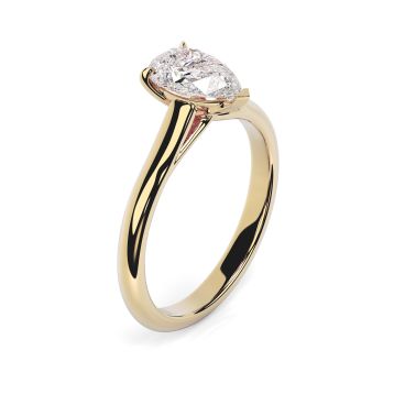 Florence 18ct Yellow Gold Engagement Ring Pear