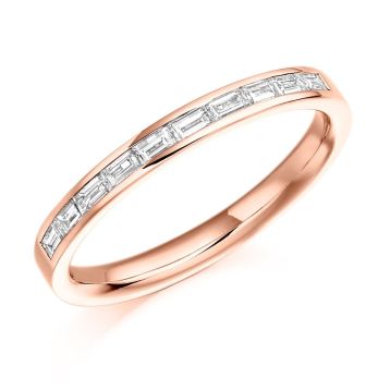 Side view of Jacinta 18ct Rose Gold 0.30ct Ring