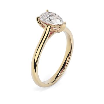 Kiera 18ct Yellow Gold Engagement Ring Pear