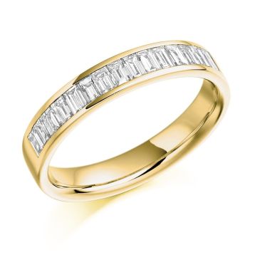Side view of Jasmine 18ct Yellow Gold 0.76ct Ring