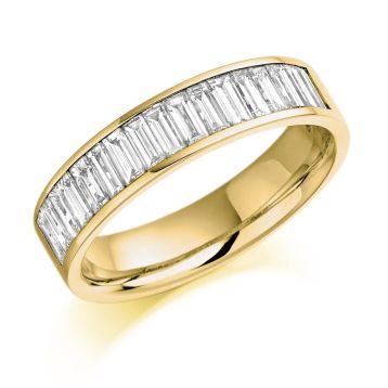 Side View of Jasmine 18ct Yellow Gold 1.00ct Ring