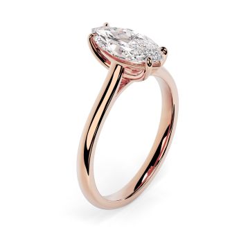 Kiera 18ct Rose Gold Engagement Ring Marquise