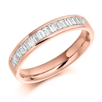 Side view of Jasmine 18ct Rose Gold 0.56ct Ring