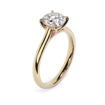 Kiera 18ct Yellow Gold Engagement Ring Round