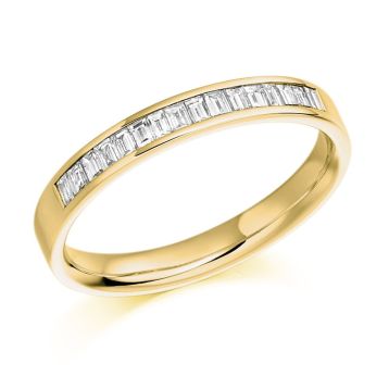 Side view of Jasmine 18ct Yellow Gold 0.33ct Ring