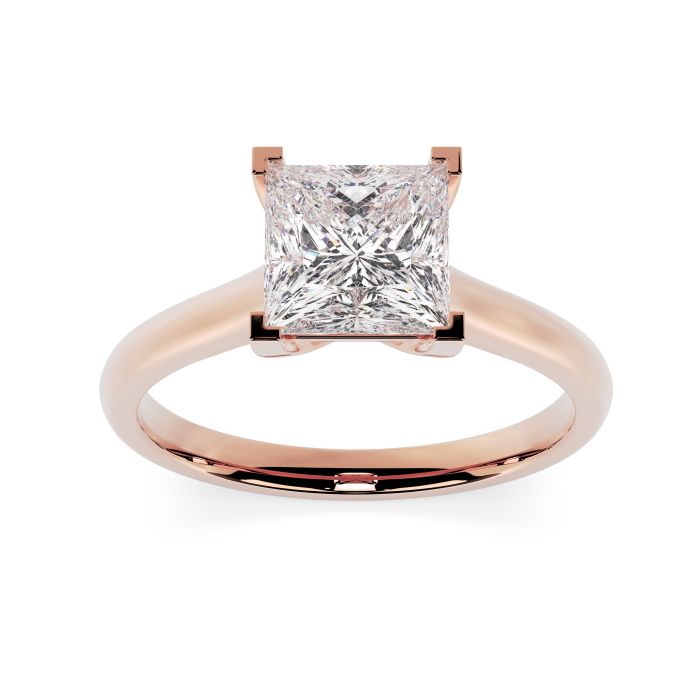 Kiera 18ct Rose Gold Engagement Ring Princess