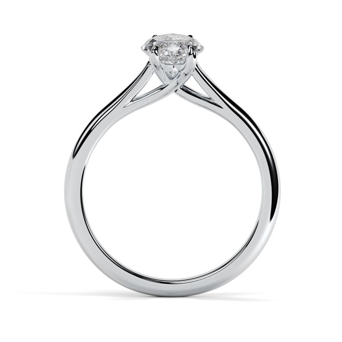Florence Platinum Engagement Ring Marquise