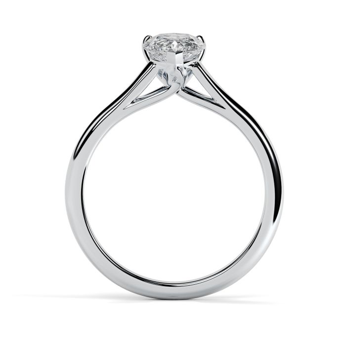 Florence Platinum Engagement Ring Pear