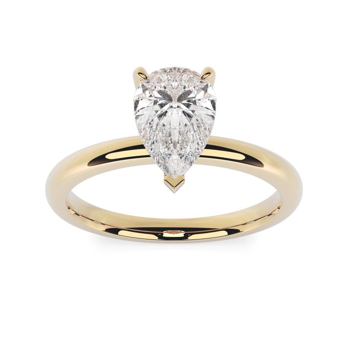 Charlotte 18ct Yellow Gold Engagement Ring Pear
