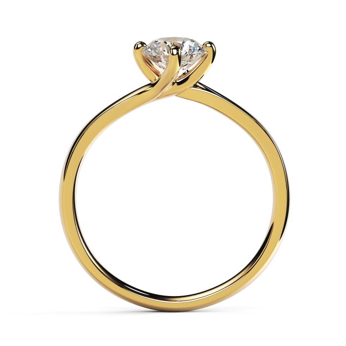Adeline 0.50ct G/VS2 Brilliant Diamond 18ct Yellow Gold Ring