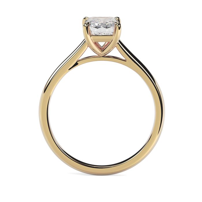 Kiera 18ct Yellow Gold Engagement Ring Emerald