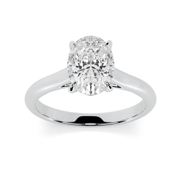 Florence Platinum Engagement Ring Oval