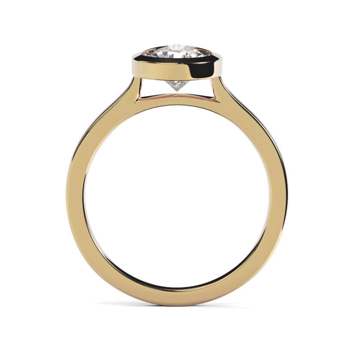 Alyssa 18ct Yellow Gold Engagement Ring Oval