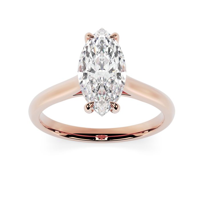 Kiera 18ct Rose Gold Engagement Ring Marquise