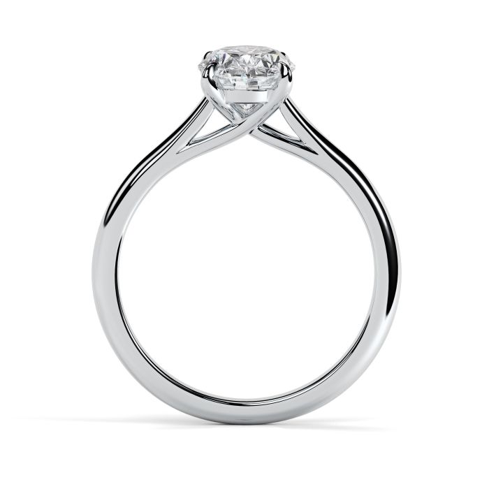 Florence Platinum Engagement Ring Oval