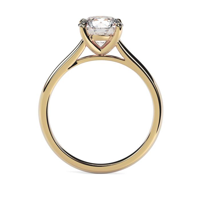 Kiera 18ct Yellow Gold Engagement Ring Round