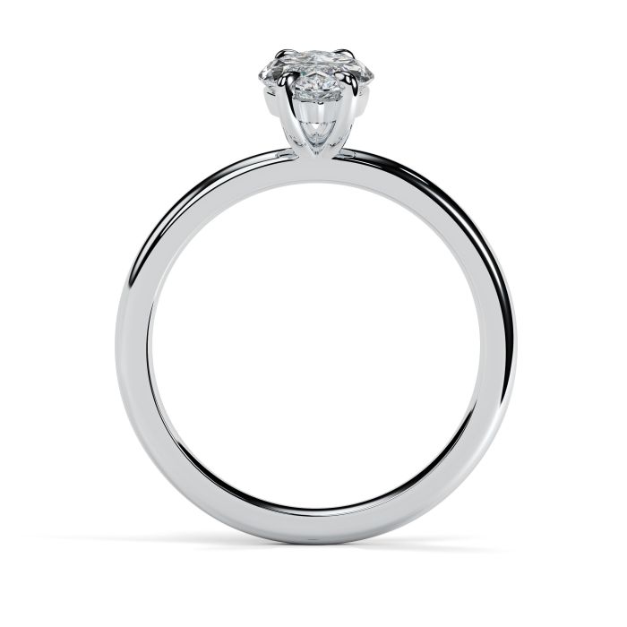 Charlotte Platinum Engagement Ring Marquise
