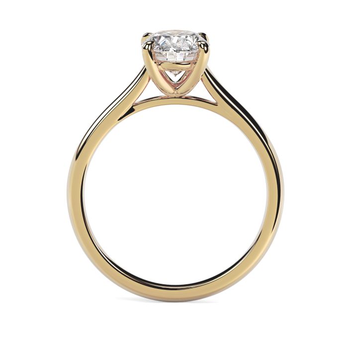 Kiera 18ct Yellow Gold Engagement Ring Oval