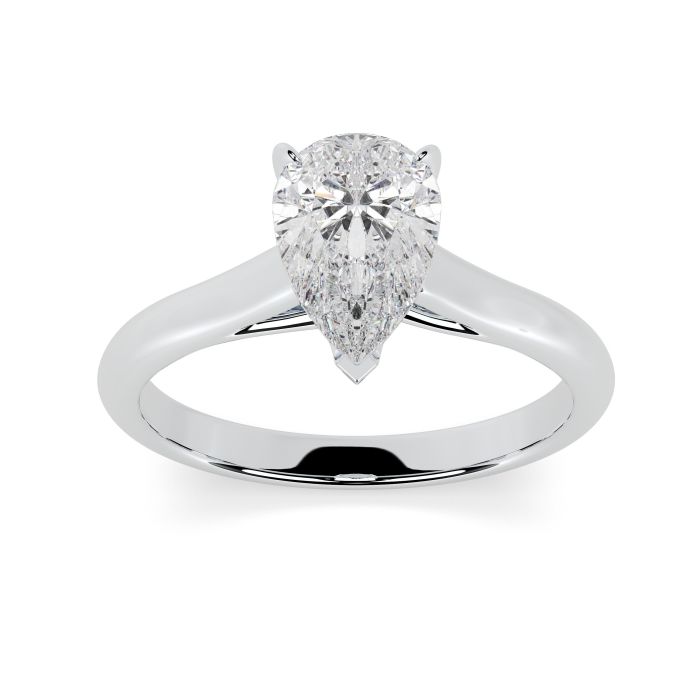 Florence Platinum Engagement Ring Pear