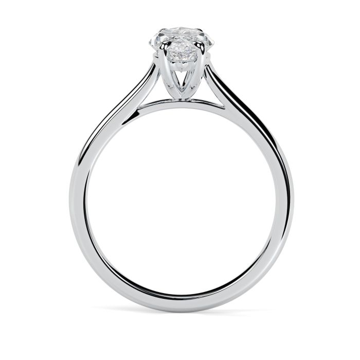 Kiera Platinum Engagement Ring Marquise