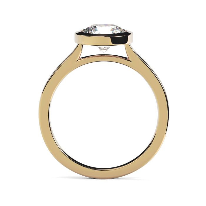 Alyssa 18ct Yellow Gold Engagement Ring Round