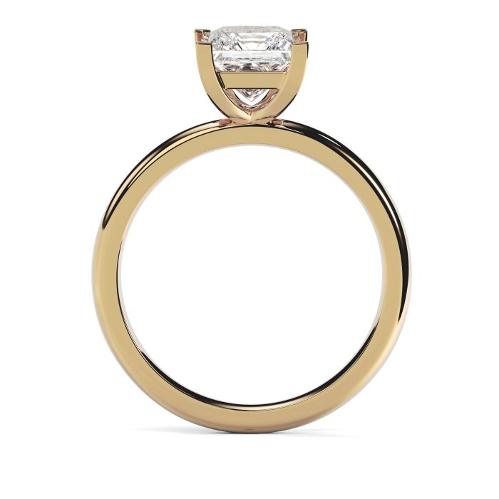 Charlotte 18ct Yellow Gold Engagement Ring Princess Cut