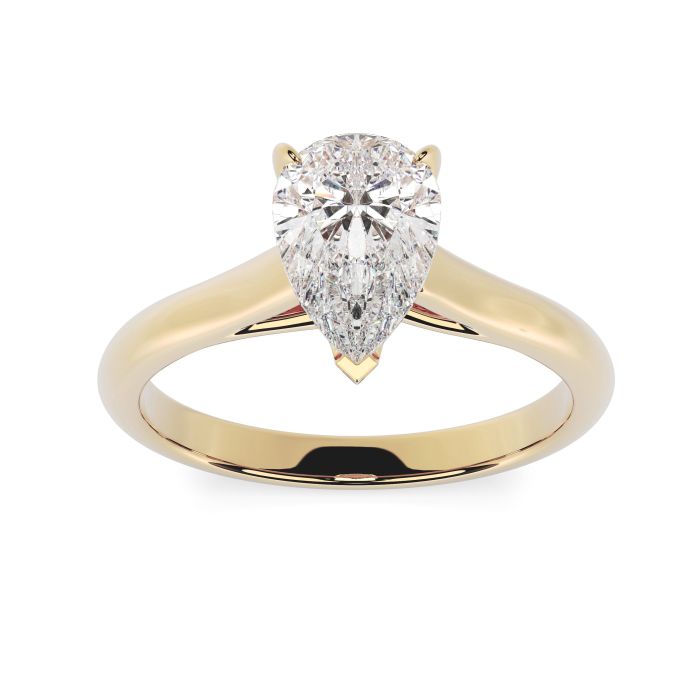 Florence 18ct Yellow Gold Engagement Ring Pear
