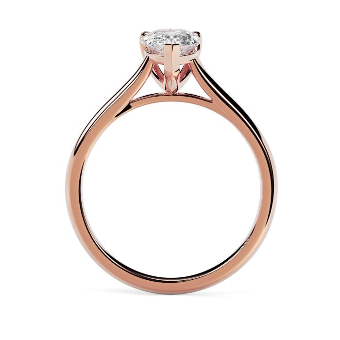 Kiera 18ct Rose Gold Engagement Ring Pear