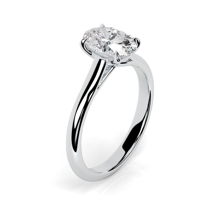 Florence Platinum Engagement Ring Oval