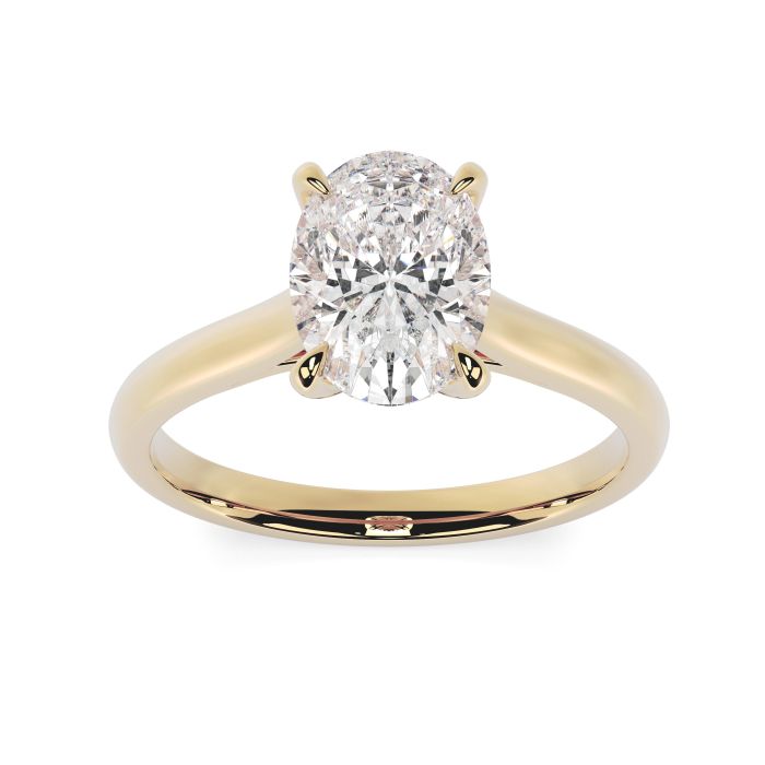 Kiera 18ct Yellow Gold Engagement Ring Oval