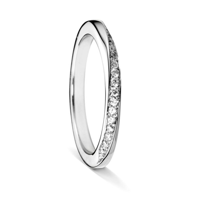 Iris 18ct White Gold Ring
