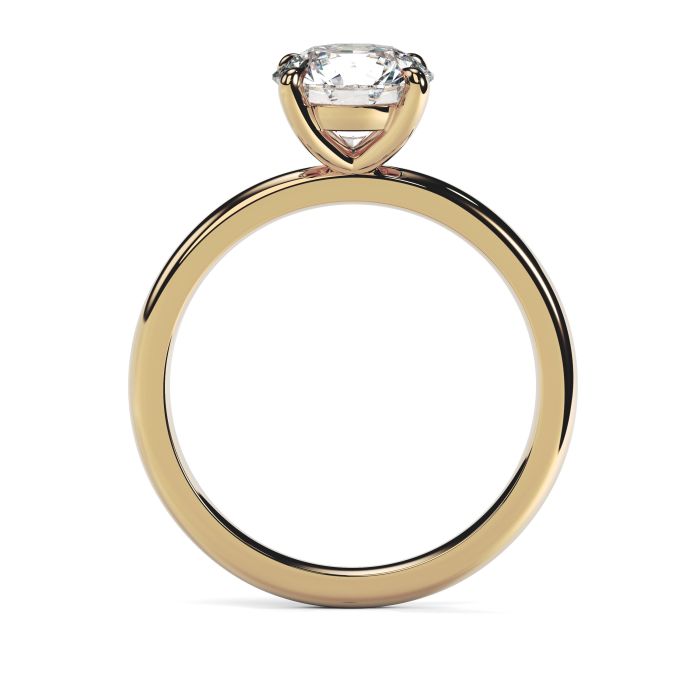 Charlotte 18ct Yellow Gold Engagement Ring Round