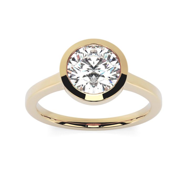 Alyssa 18ct Yellow Gold Engagement Ring Round