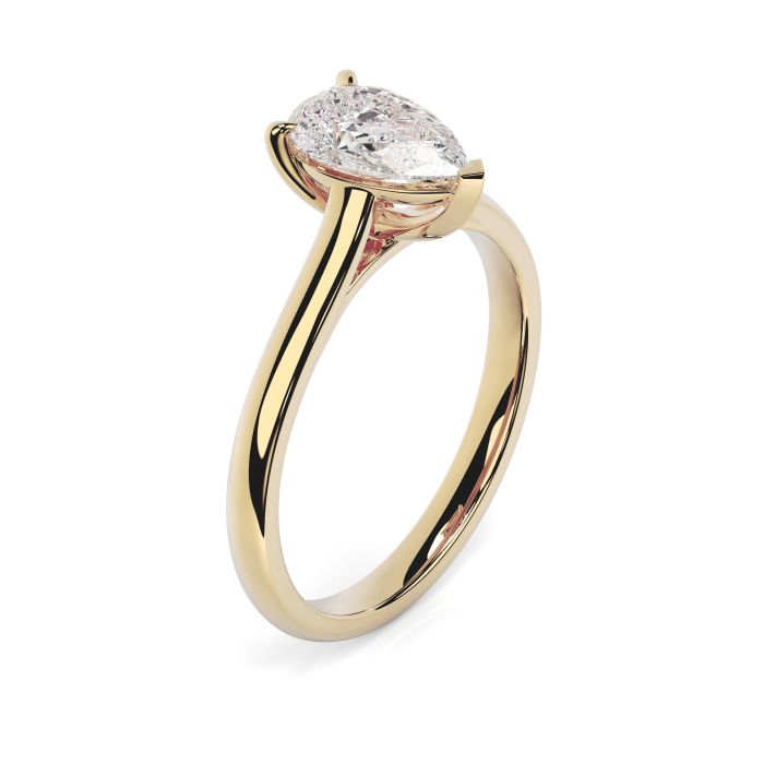 Kiera 18ct Yellow Gold Engagement Ring Pear