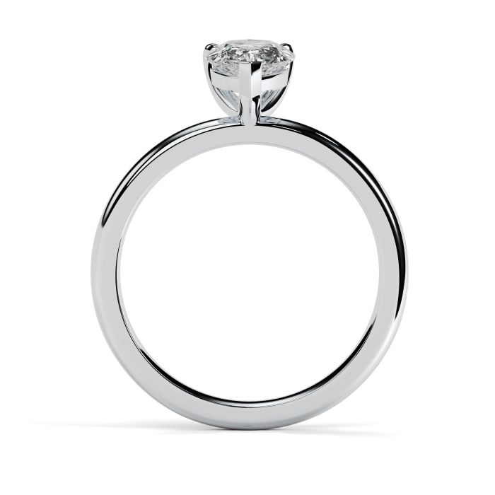 Charlotte Platinum Engagement Ring Pear