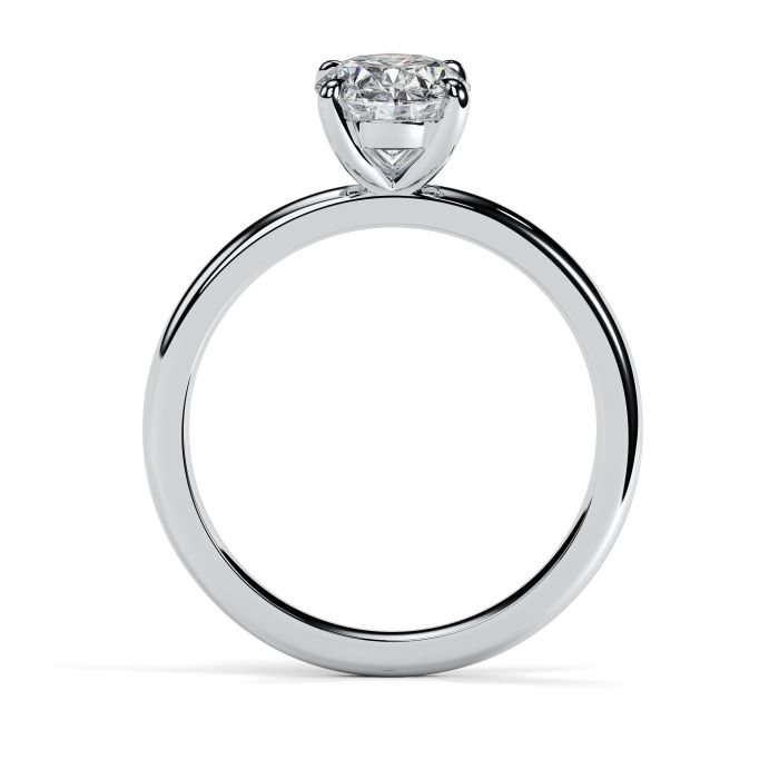 Charlotte Platinum Engagement Ring Oval