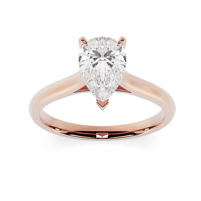 Kiera 18ct Rose Gold Engagement Ring Pear