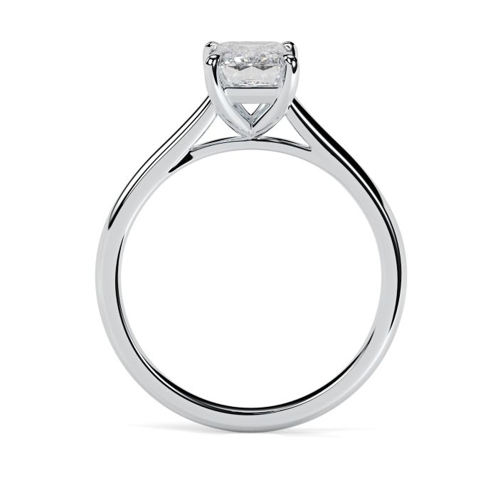Kiera 18ct White Gold Engagement Ring Emerald