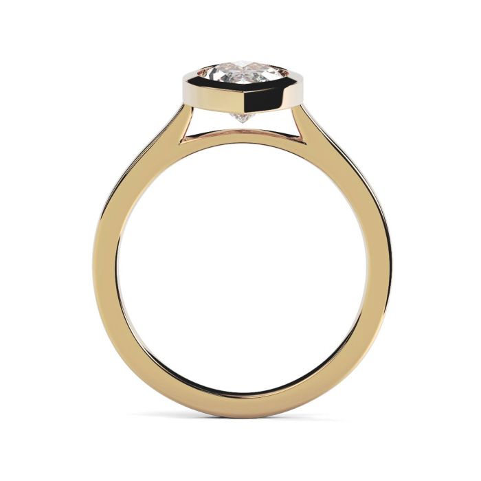 Alyssa 18ct Yellow Gold Engagement Ring Marquise