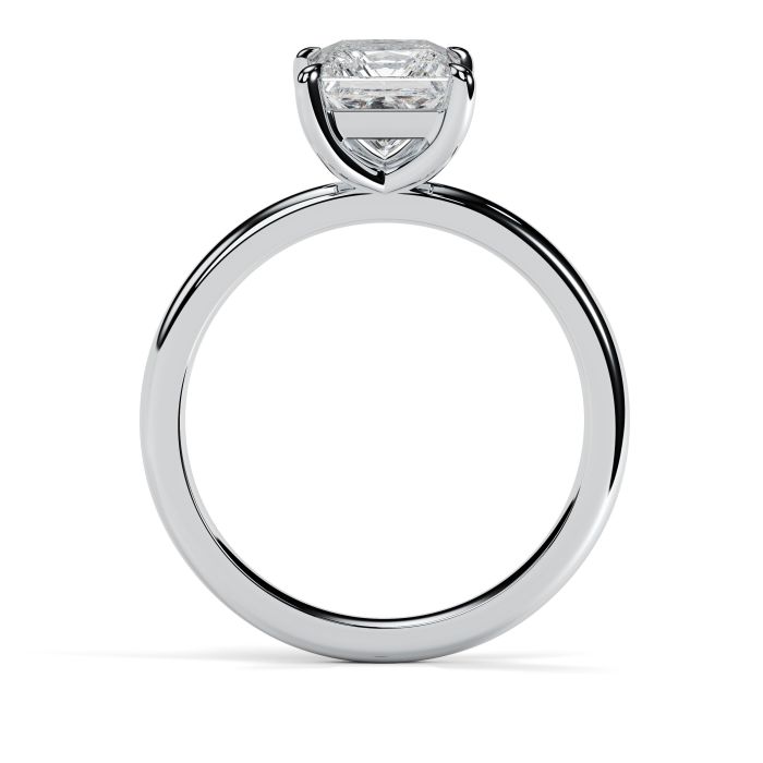 Charlotte 18ct White Gold Engagement Ring Princess Cut
