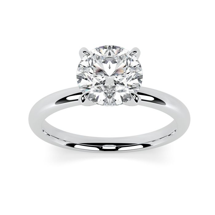 Charlotte Platinum Engagement Ring Round